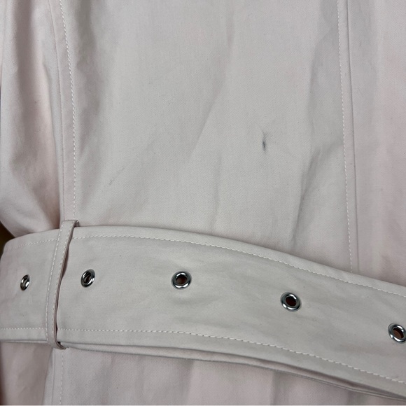 Goop G Label Pink Cotton Belted Trench Coat - Picture 11 of 11